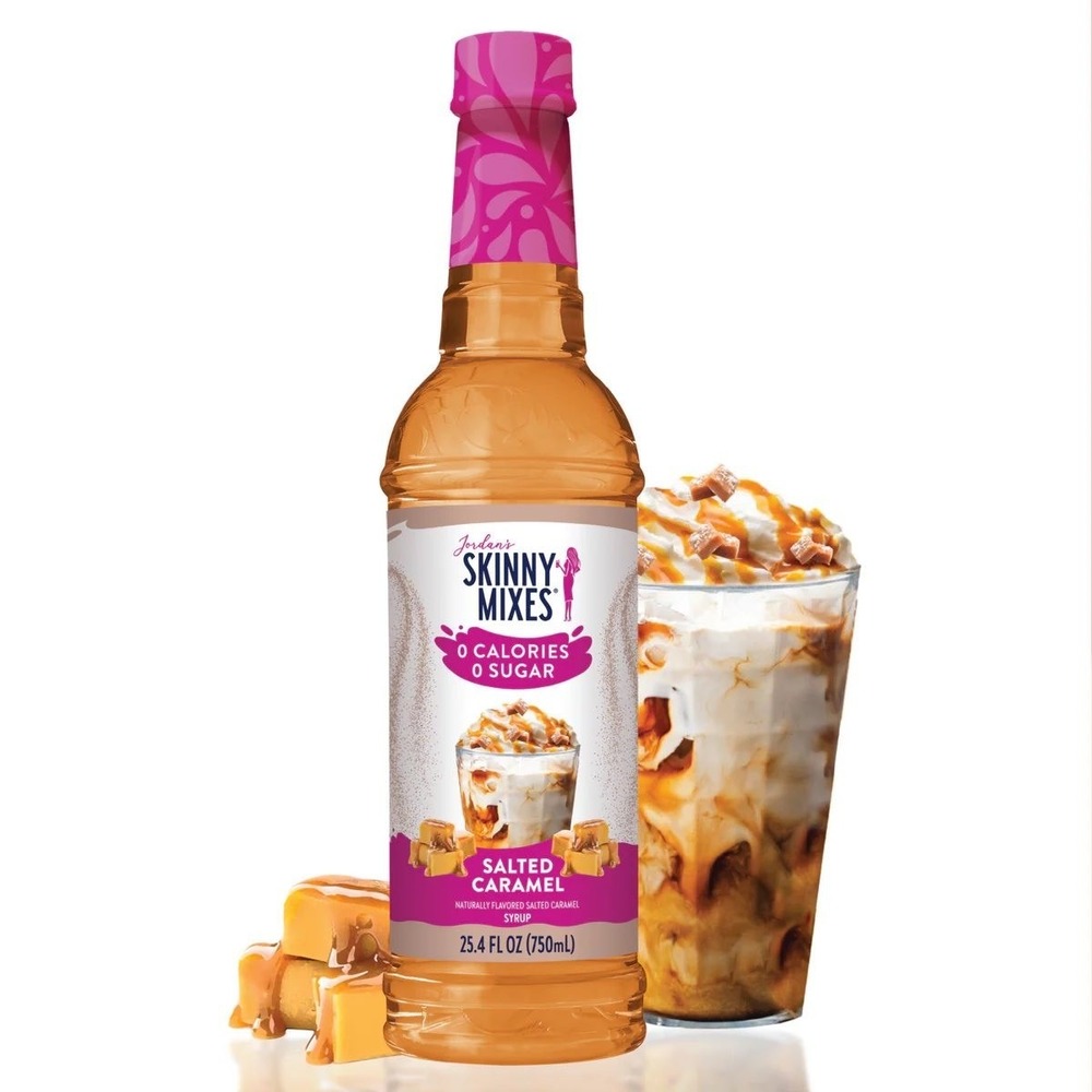 Skinny Mixes Sugar Free Salted Caramel Syrup Skinny Syups 25.4 FL OZ